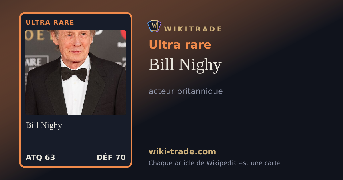 Bill Nighy — carte Ultra rare