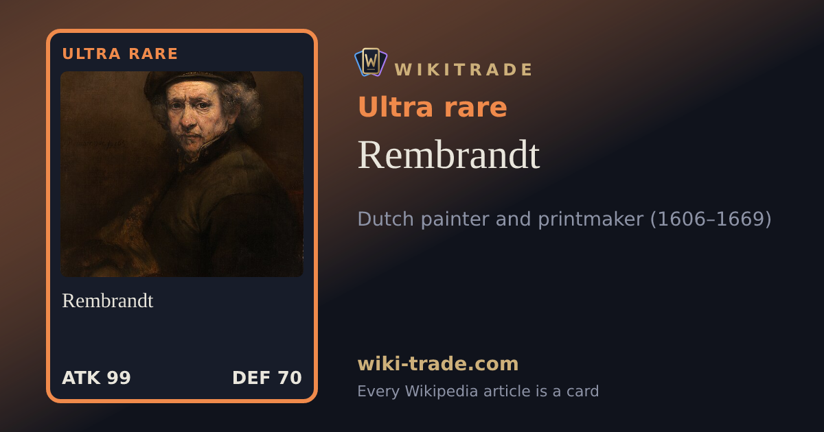 Rembrandt — Ultra rare card