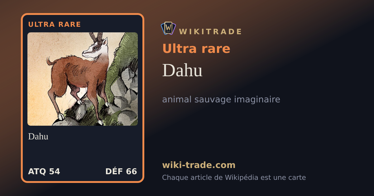 Dahu — carte Ultra rare