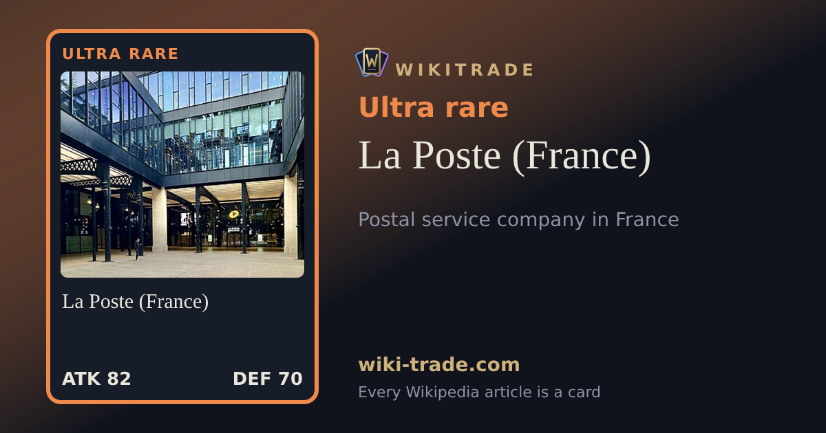La Poste (France) — Ultra rare card