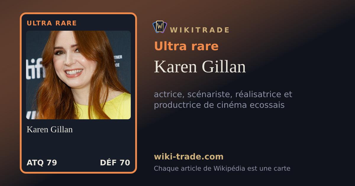Karen Gillan — carte Ultra rare