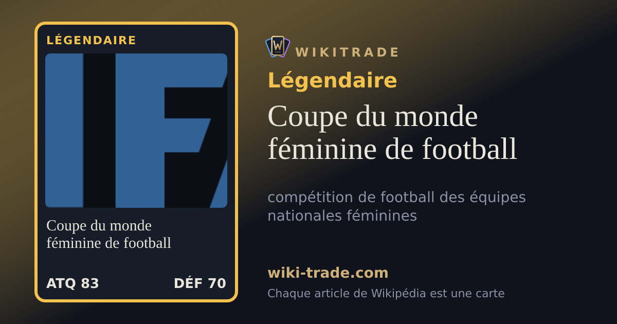 Coupe du monde féminine de football — carte Légendaire
