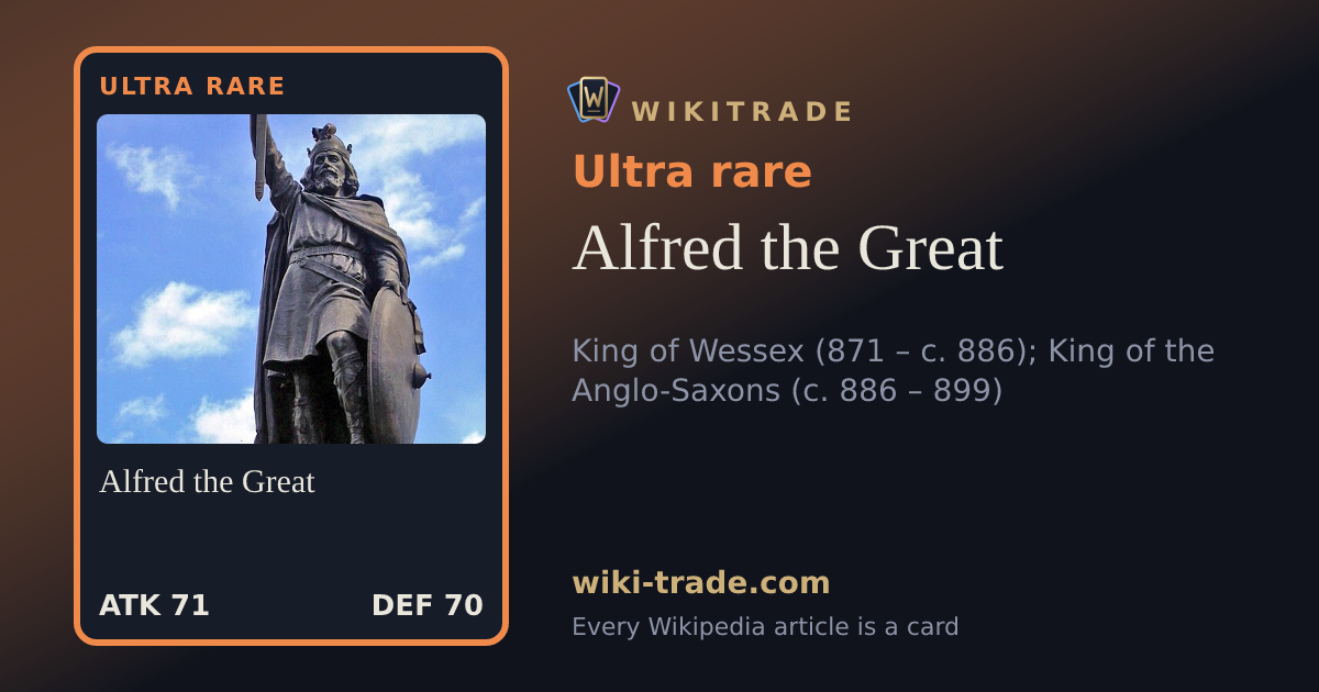Alfred the Great — Ultra rare card