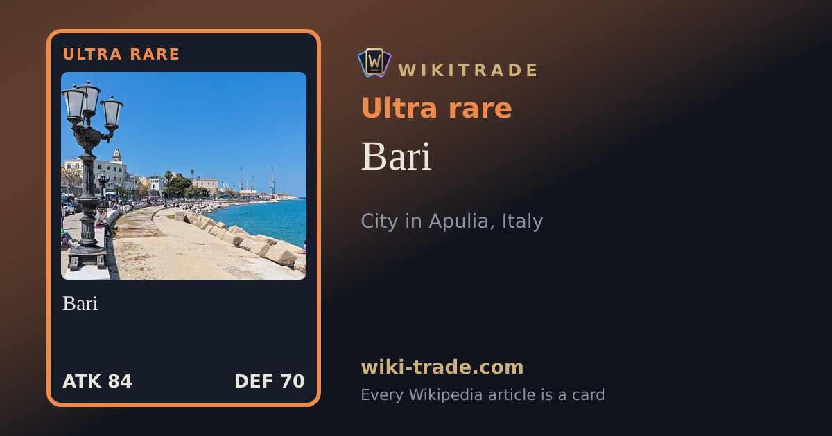Bari — Ultra rare card