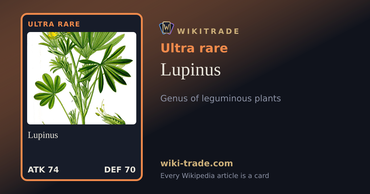 Lupinus — Ultra rare card