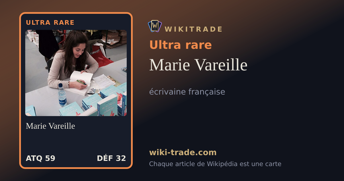 Marie Vareille — carte Ultra rare
