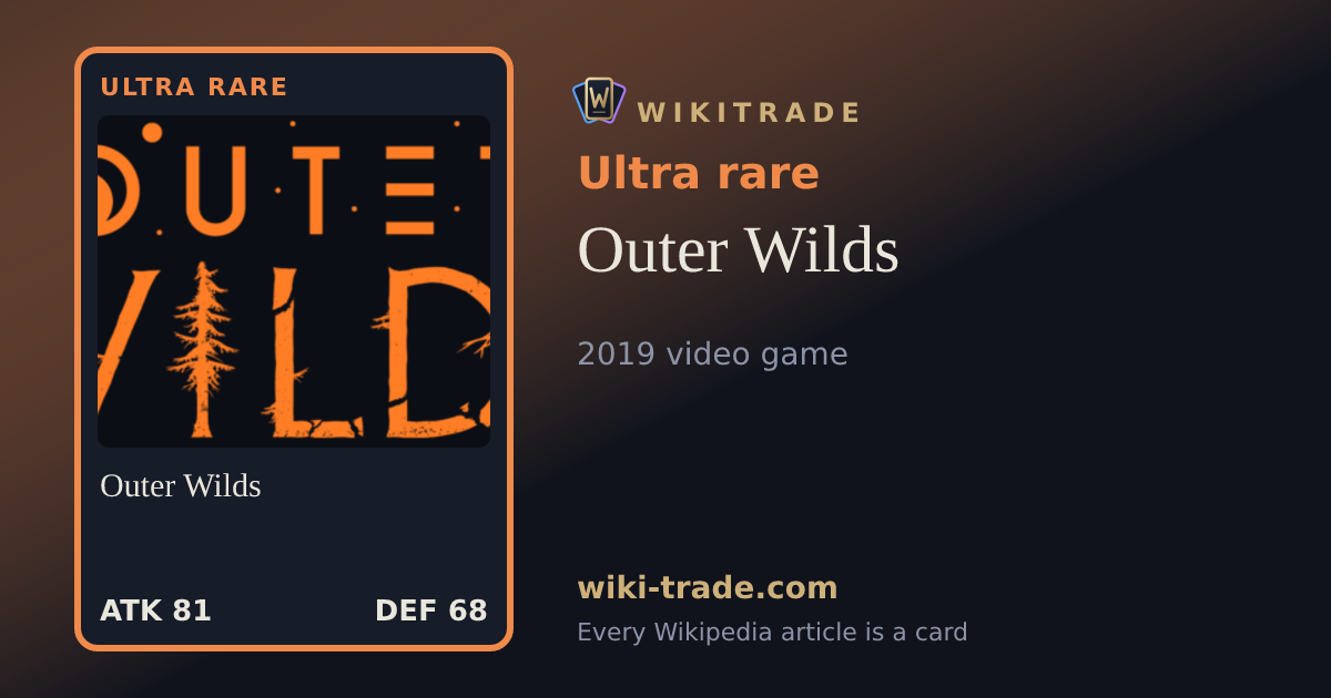 Outer Wilds — Ultra rare card
