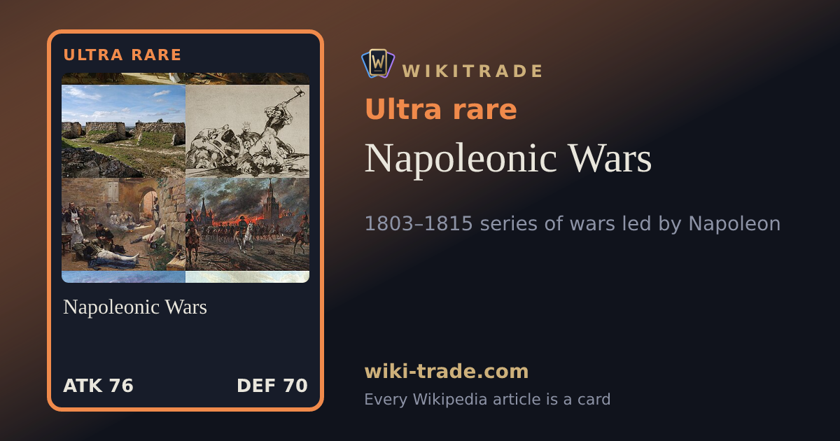 Napoleonic Wars — Ultra rare card