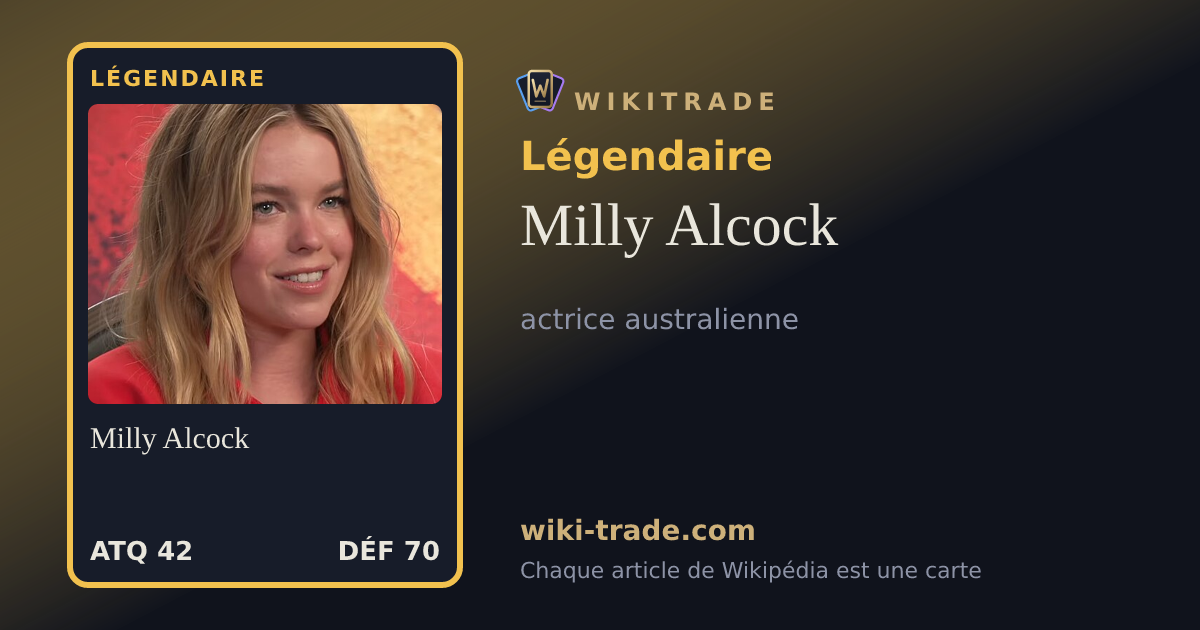 Milly Alcock — carte Légendaire