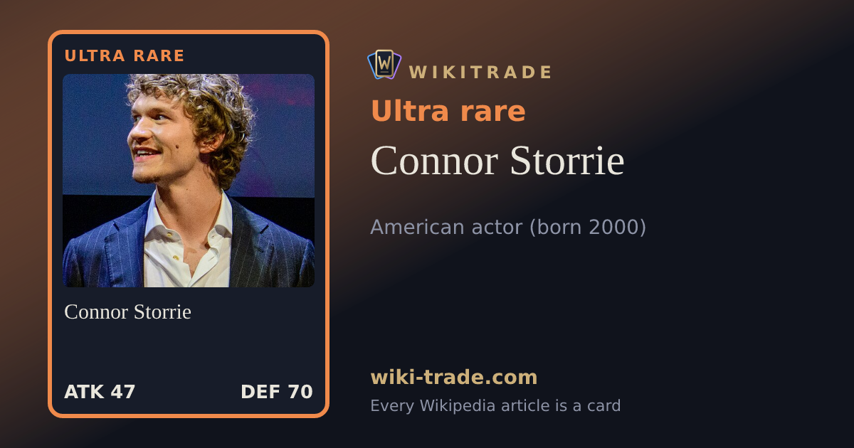 Connor Storrie — Ultra rare card