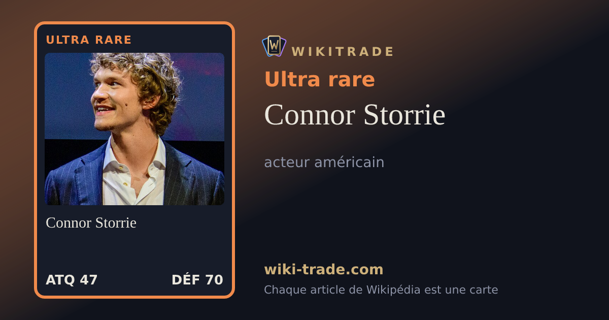 Connor Storrie — carte Ultra rare