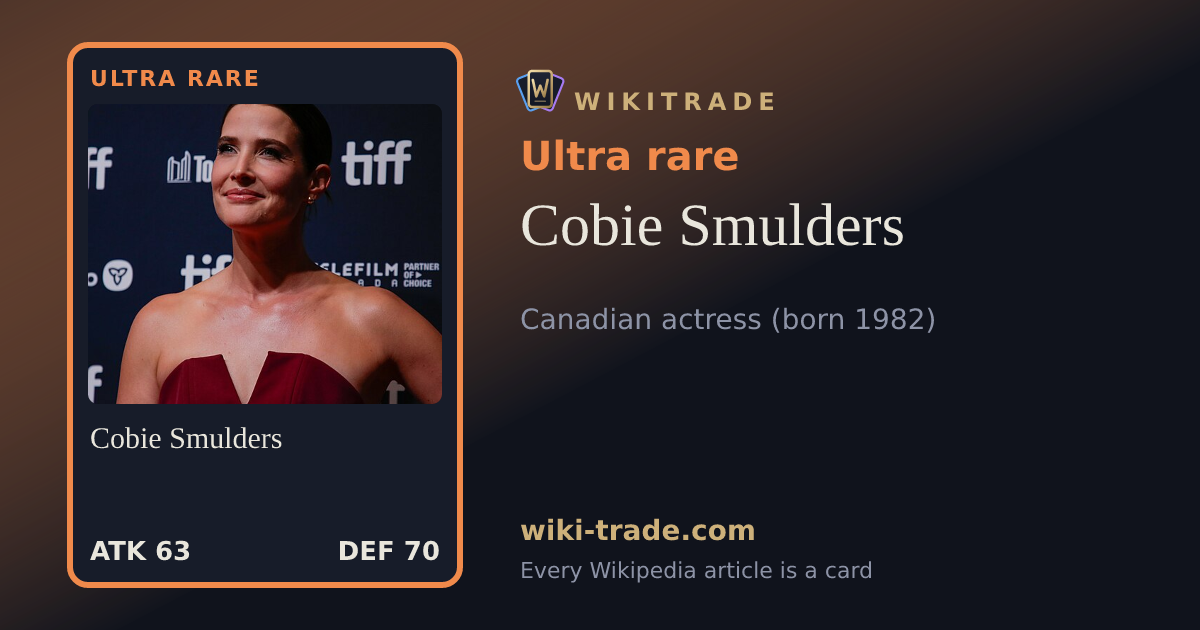 Cobie Smulders — Ultra rare card