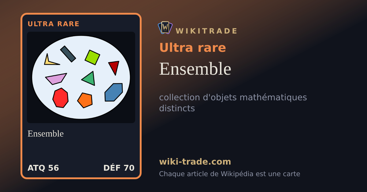 Ensemble — carte Ultra rare