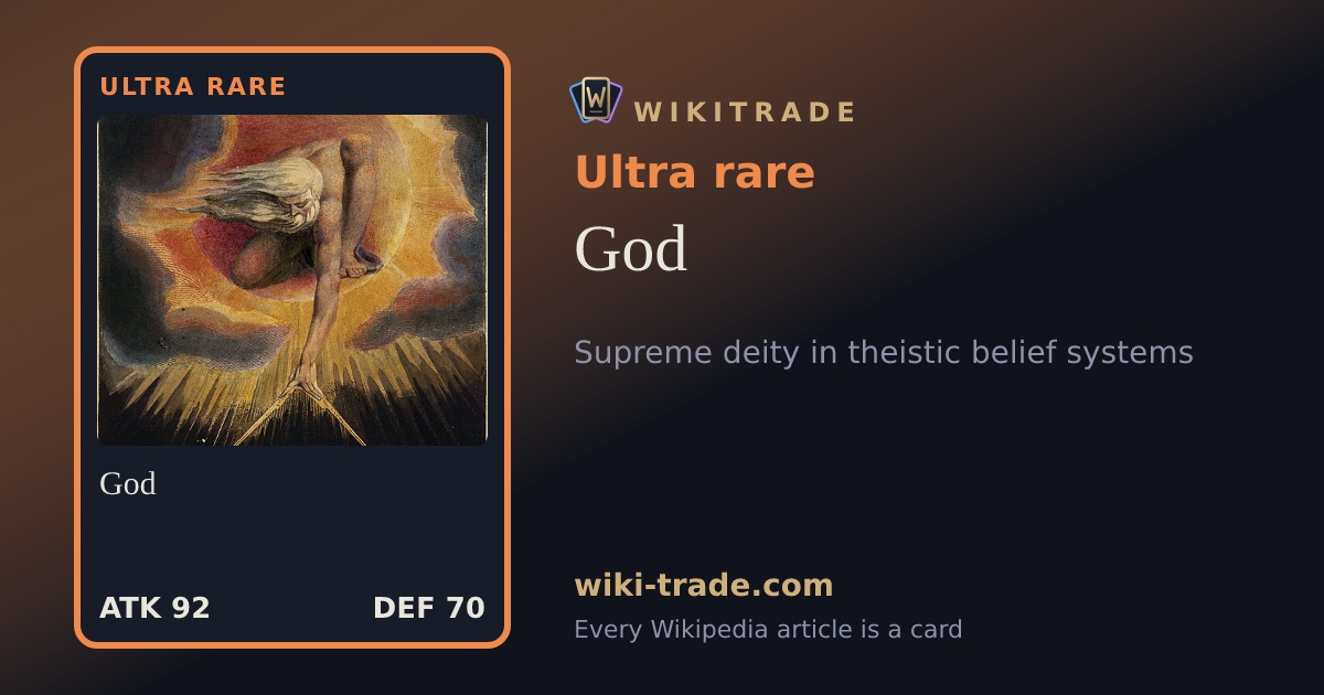 God — Ultra rare card