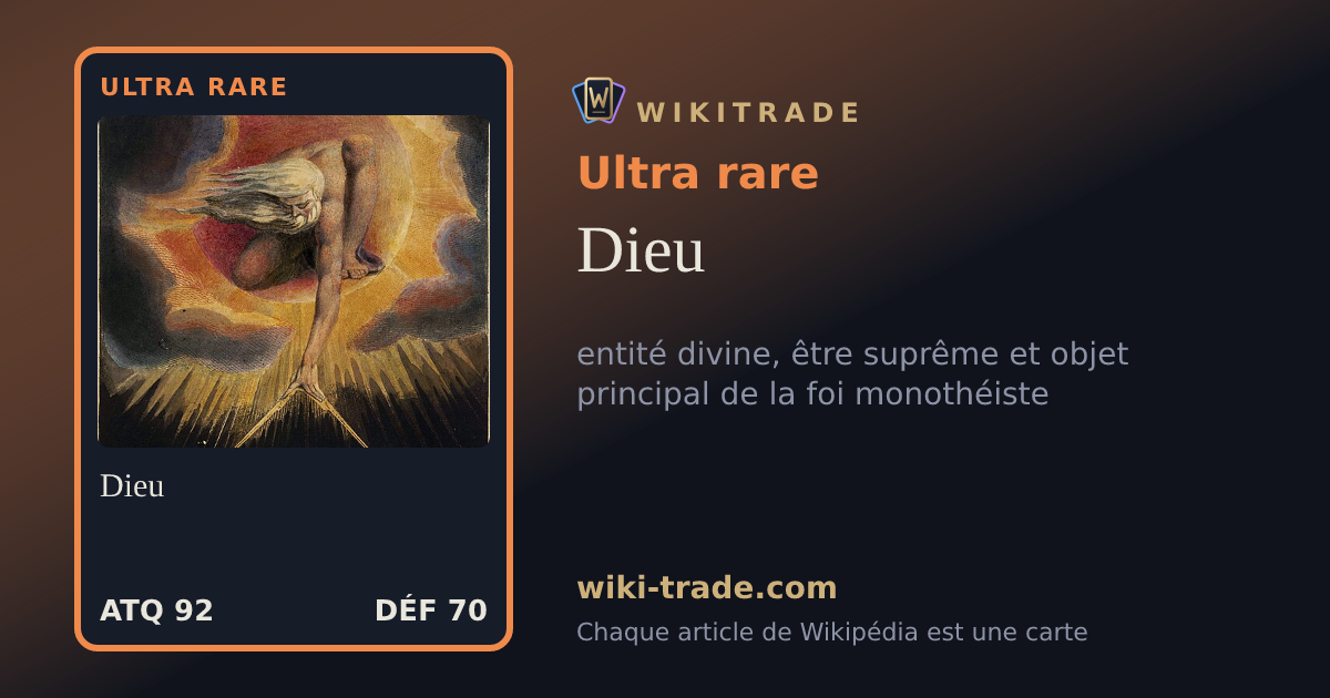 Dieu — carte Ultra rare