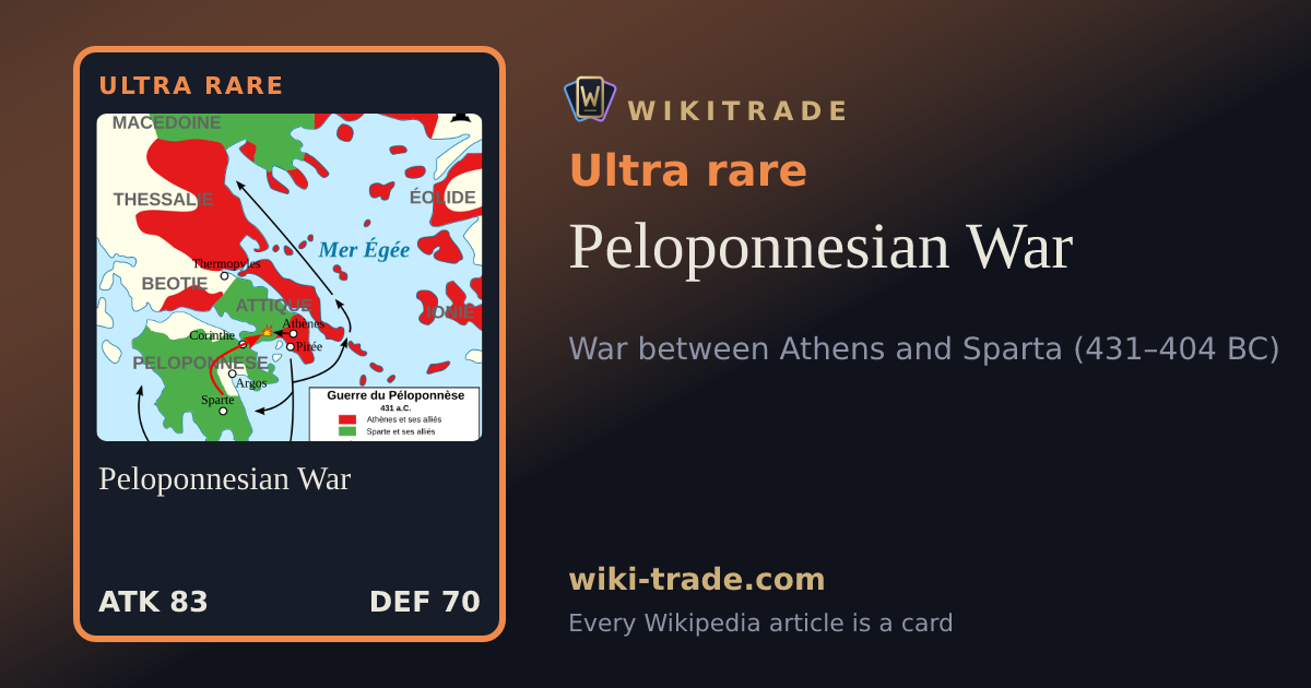 Peloponnesian War — Ultra rare card