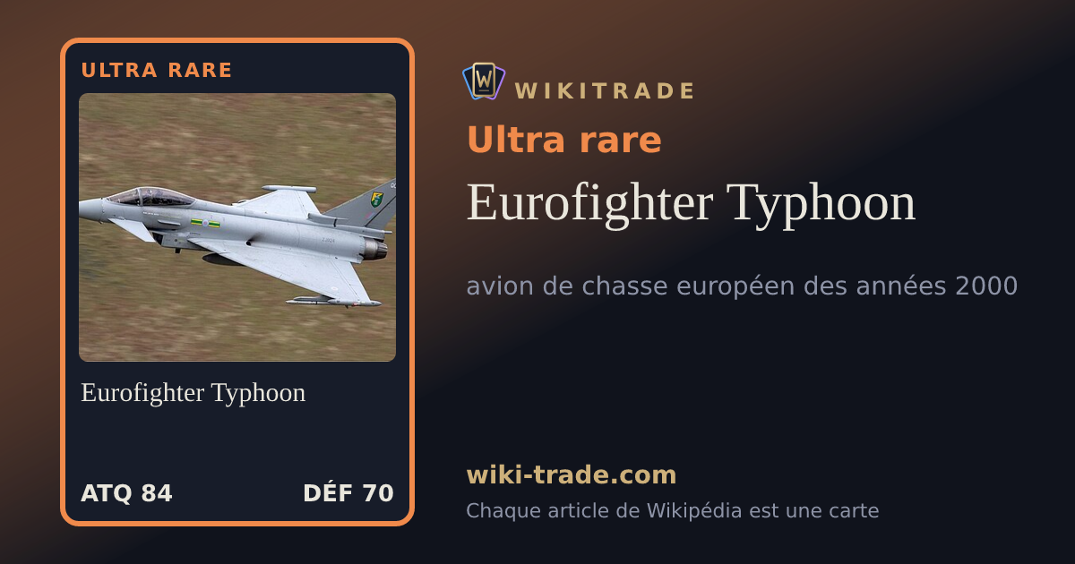 Eurofighter Typhoon — carte Ultra rare