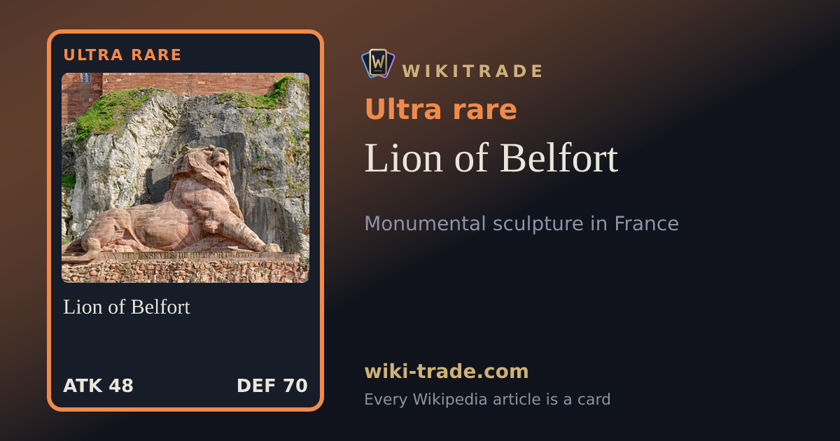 Lion of Belfort — Ultra rare card