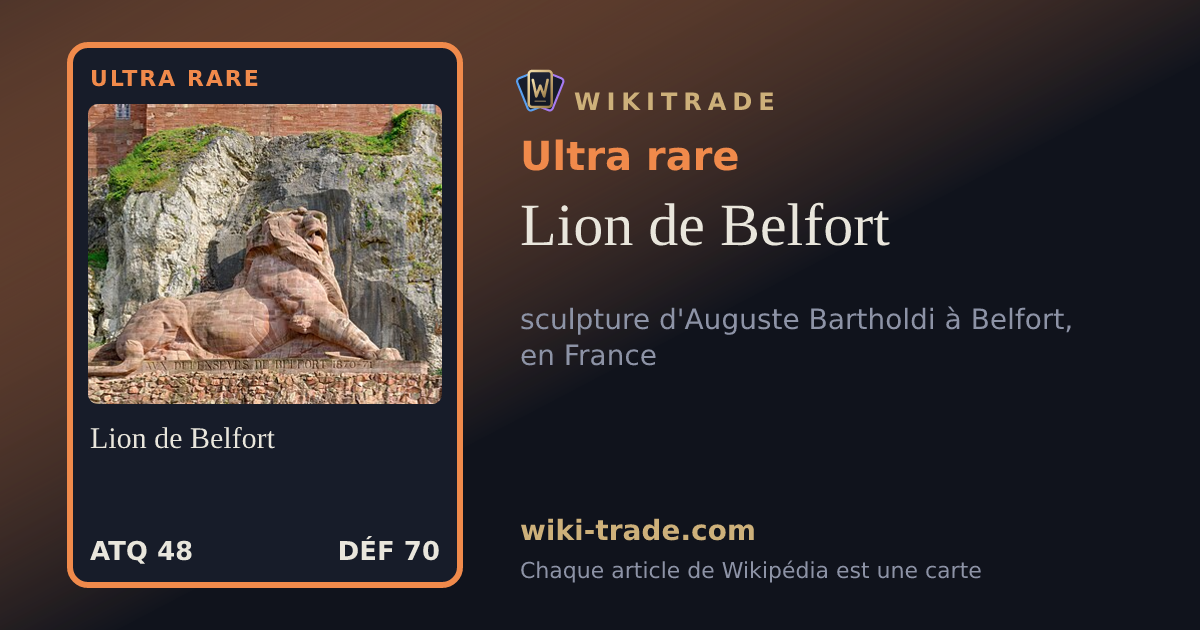 Lion de Belfort — carte Ultra rare