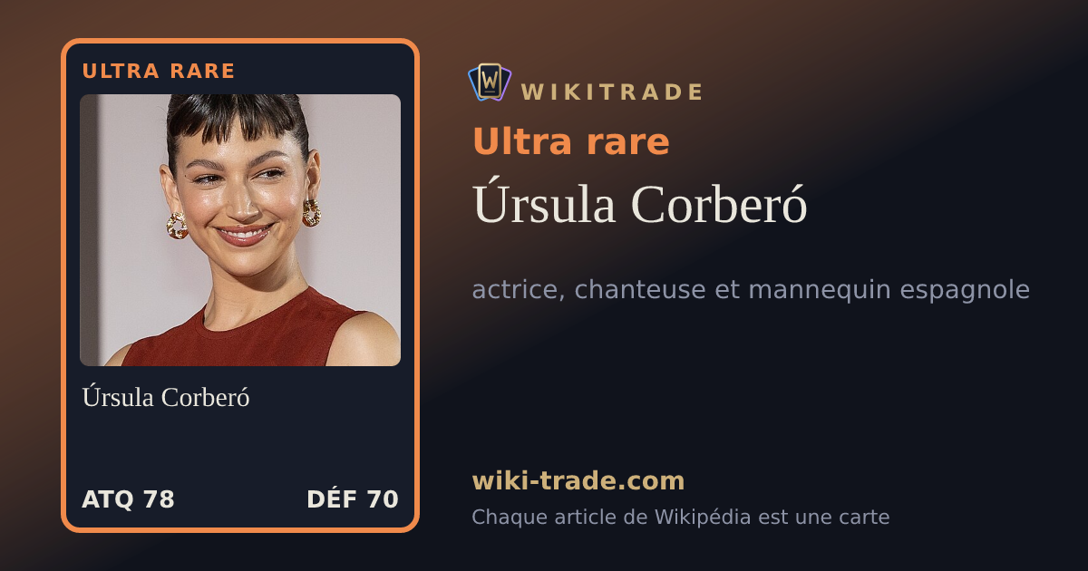 Úrsula Corberó — carte Ultra rare