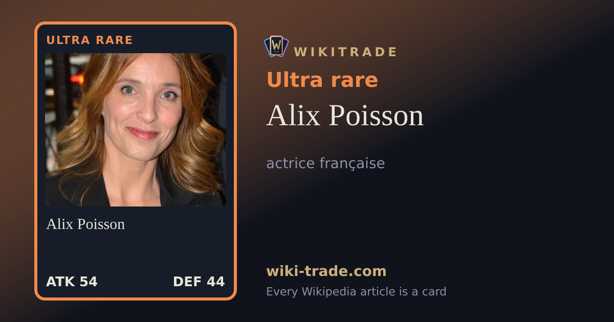 Alix Poisson — Ultra rare card