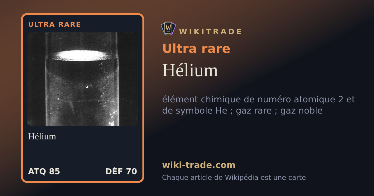 Hélium — carte Ultra rare
