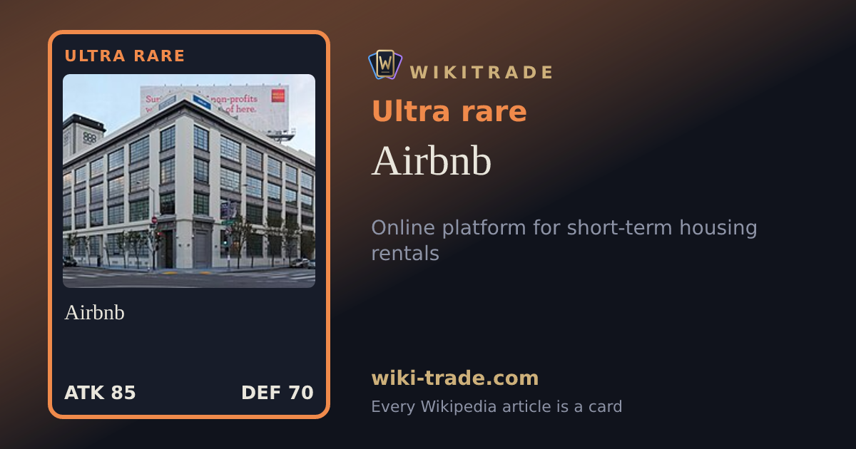 Airbnb — Ultra rare card