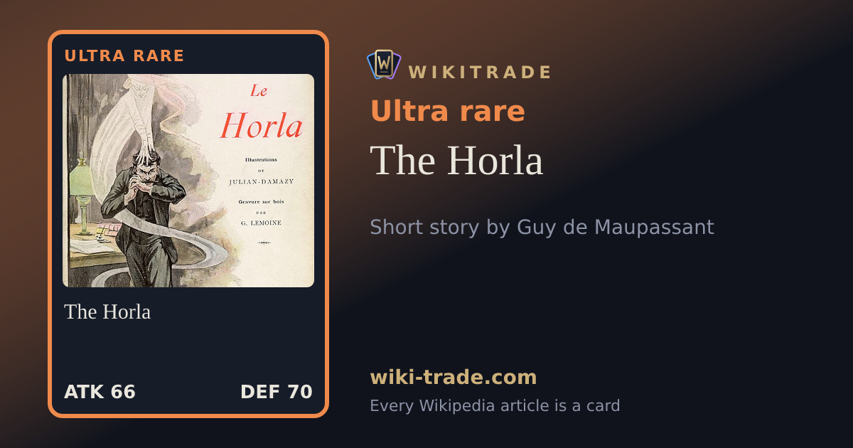 The Horla — Ultra rare card