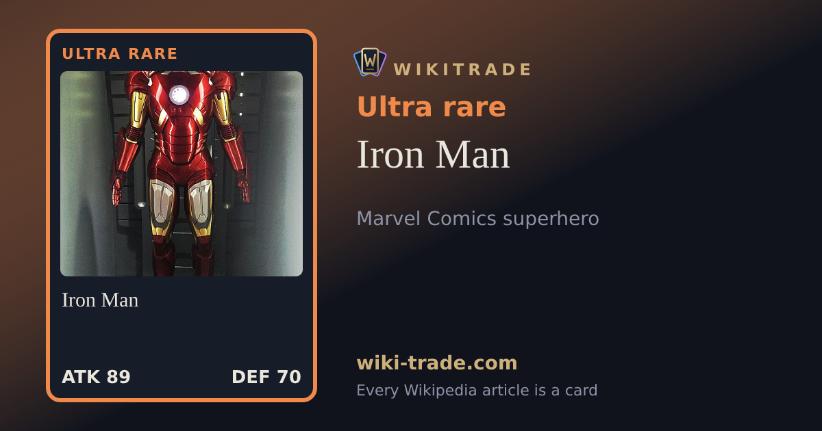 Iron Man — Ultra rare card
