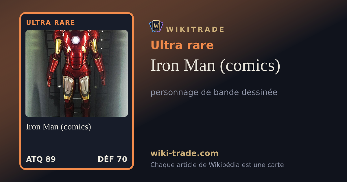 Iron Man (comics) — carte Ultra rare