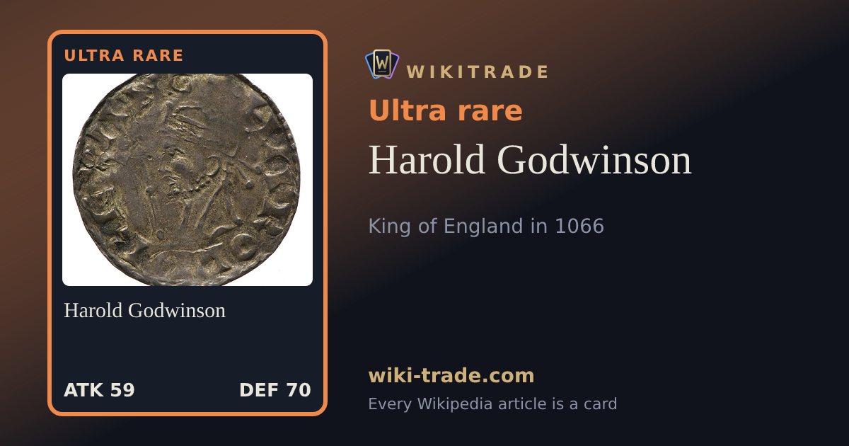 Harold Godwinson — Ultra rare card