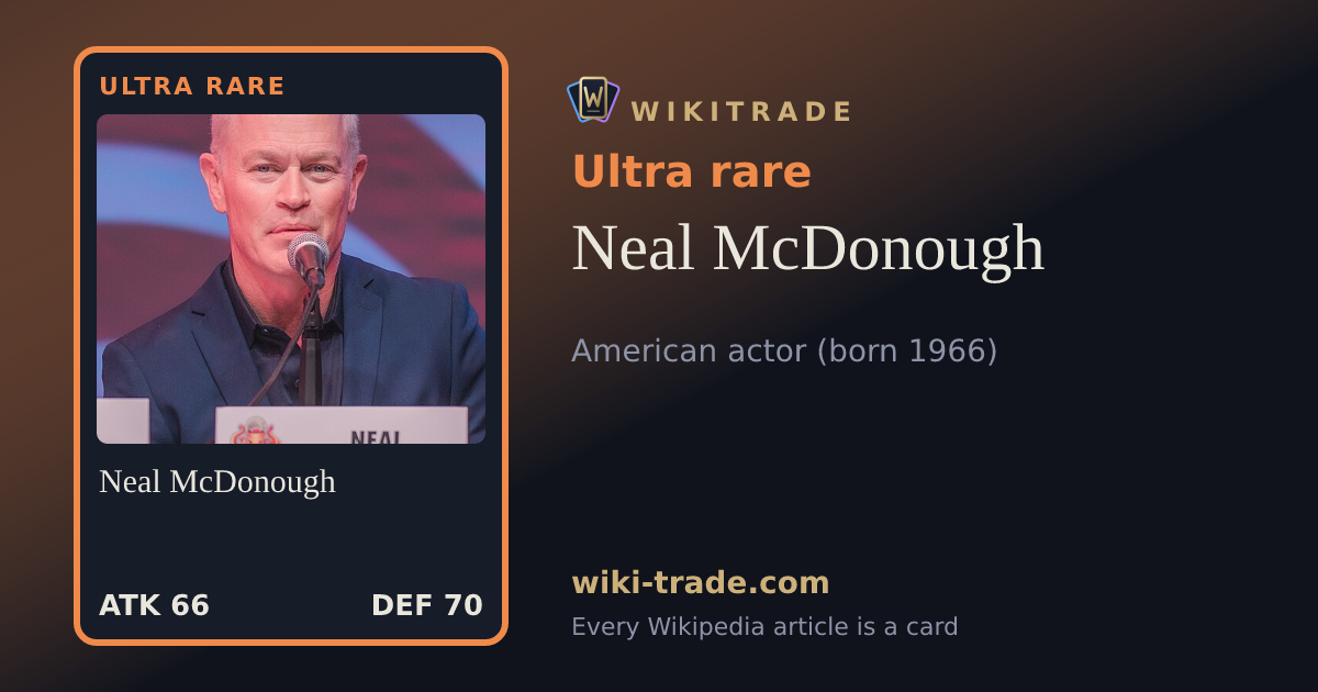 Neal McDonough — Ultra rare card