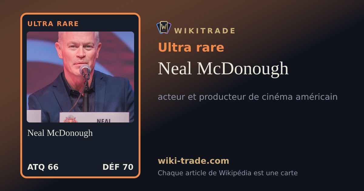 Neal McDonough — carte Ultra rare
