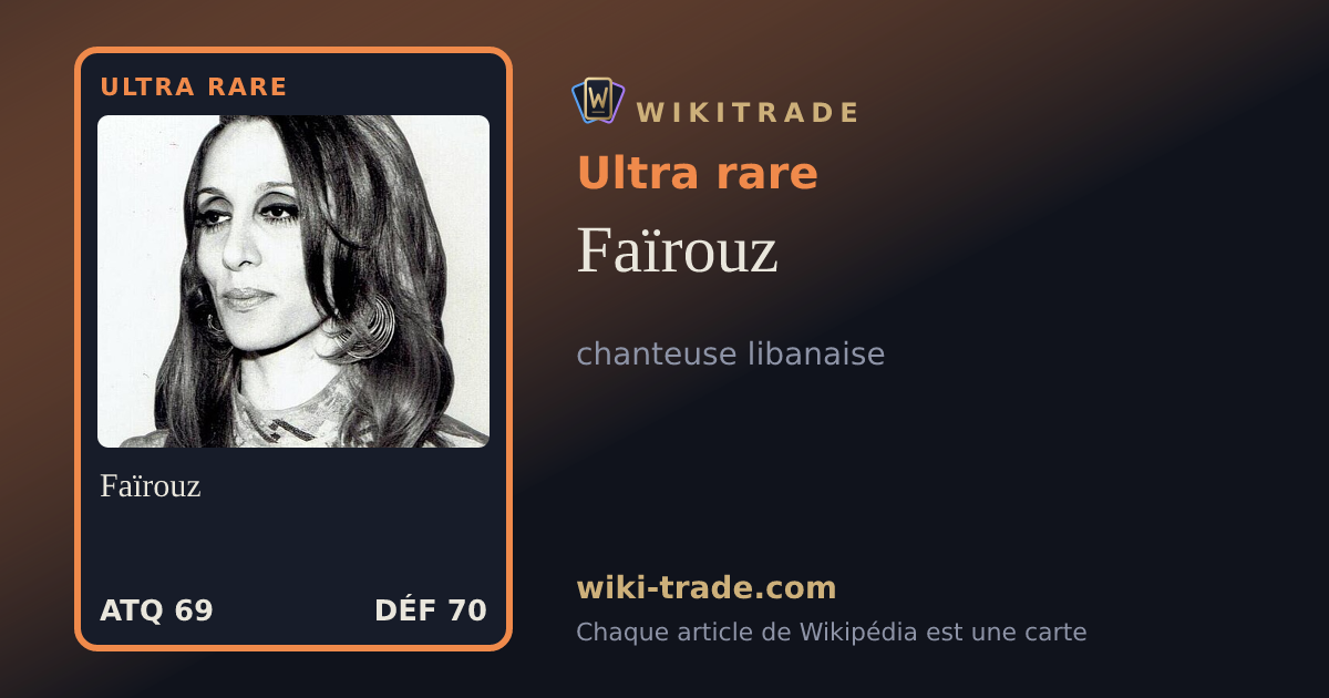 Faïrouz — carte Ultra rare