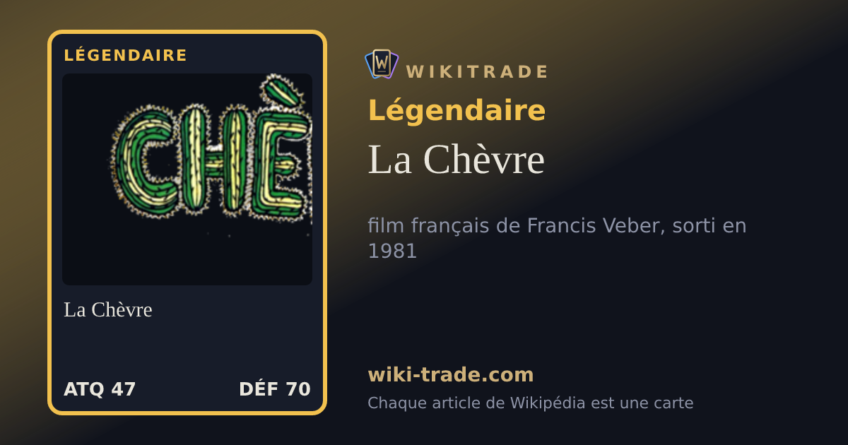 La Chèvre — carte Légendaire