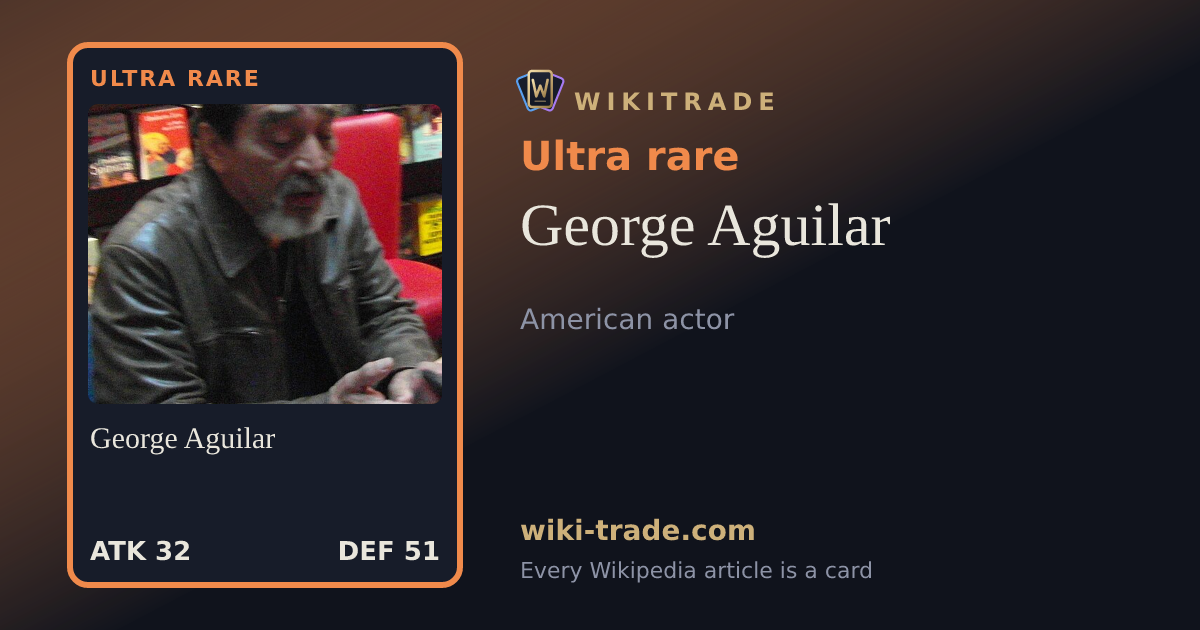 George Aguilar — Ultra rare card