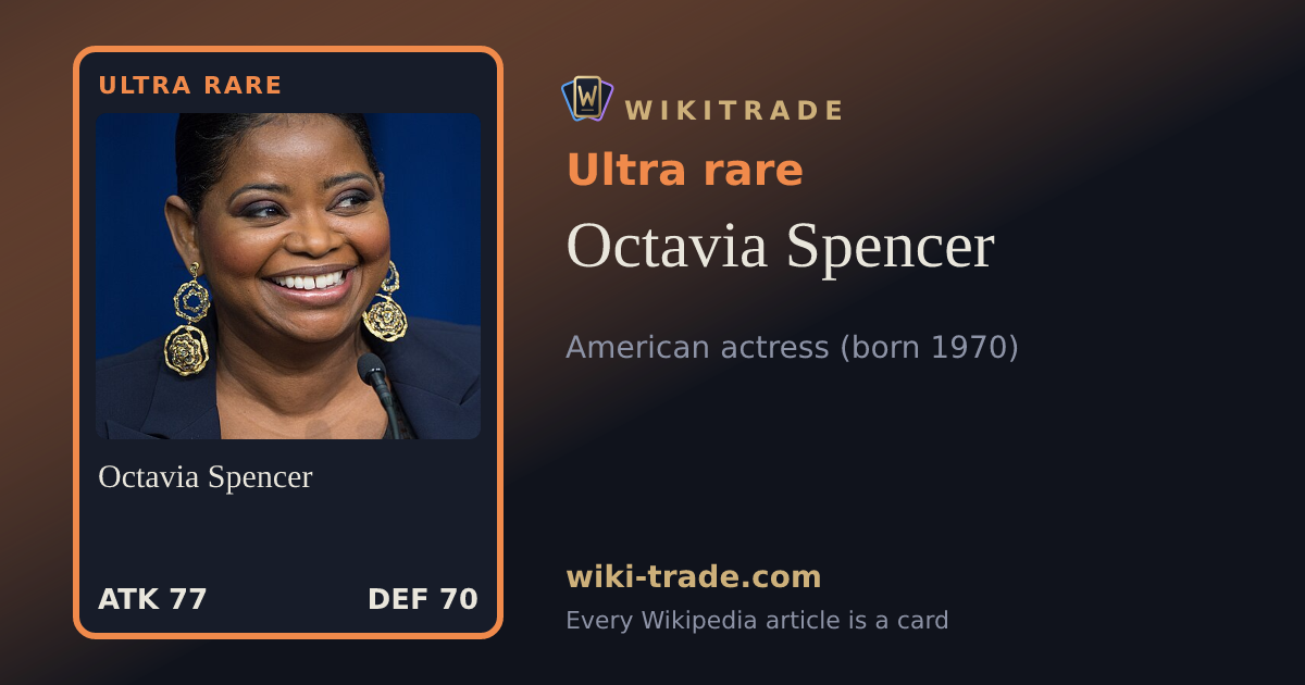 Octavia Spencer — Ultra rare card