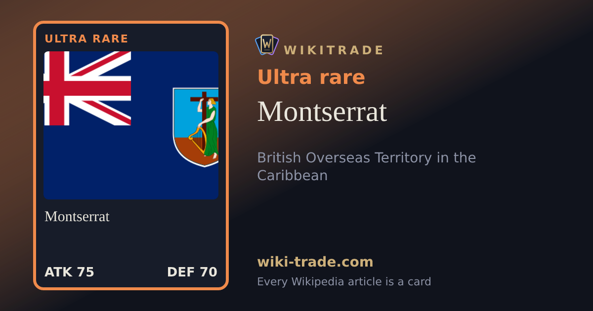 Montserrat — Ultra rare card