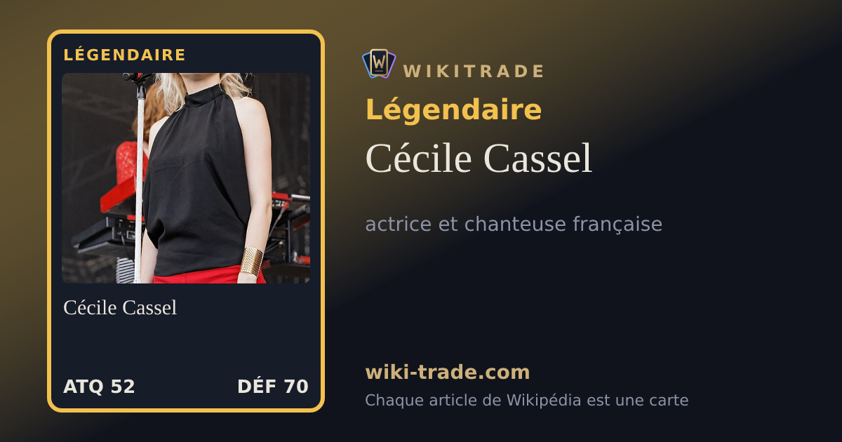 Cécile Cassel — carte Légendaire