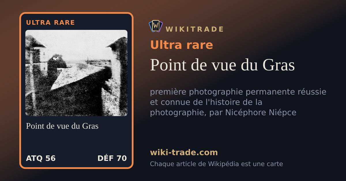 Point de vue du Gras — carte Ultra rare