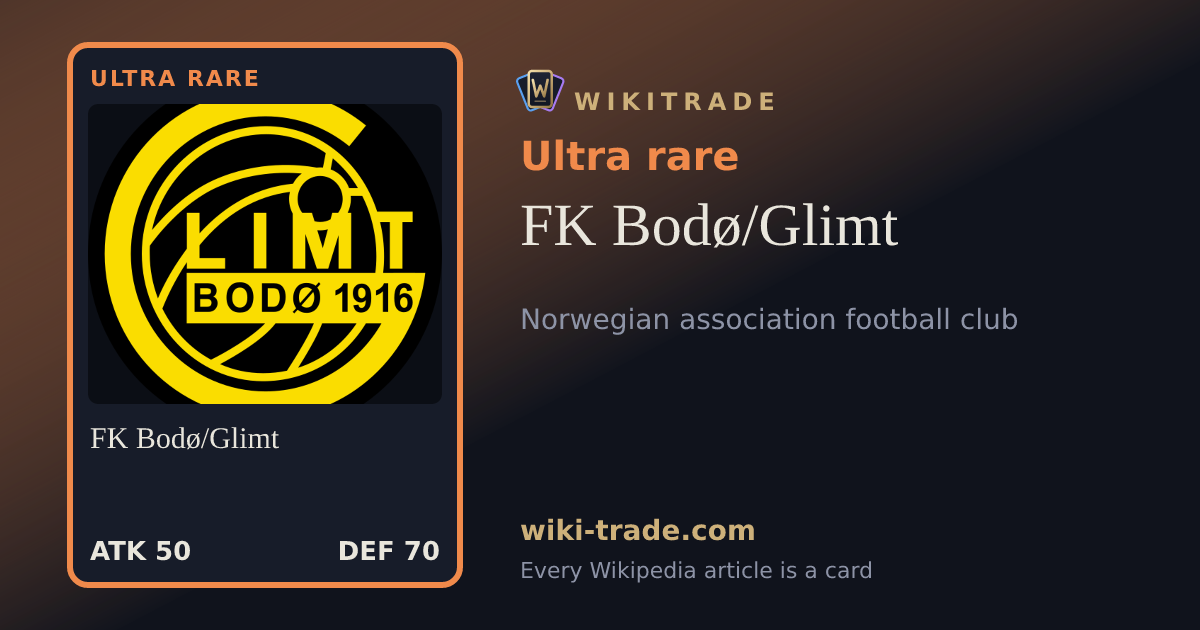 FK Bodø/Glimt — Ultra rare card