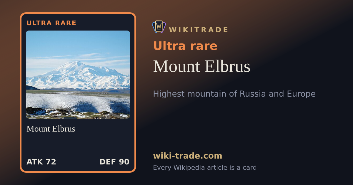 Mount Elbrus — Ultra rare card