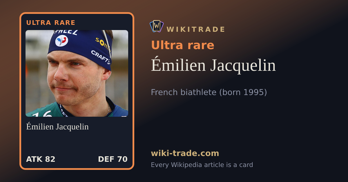 Émilien Jacquelin — Ultra rare card