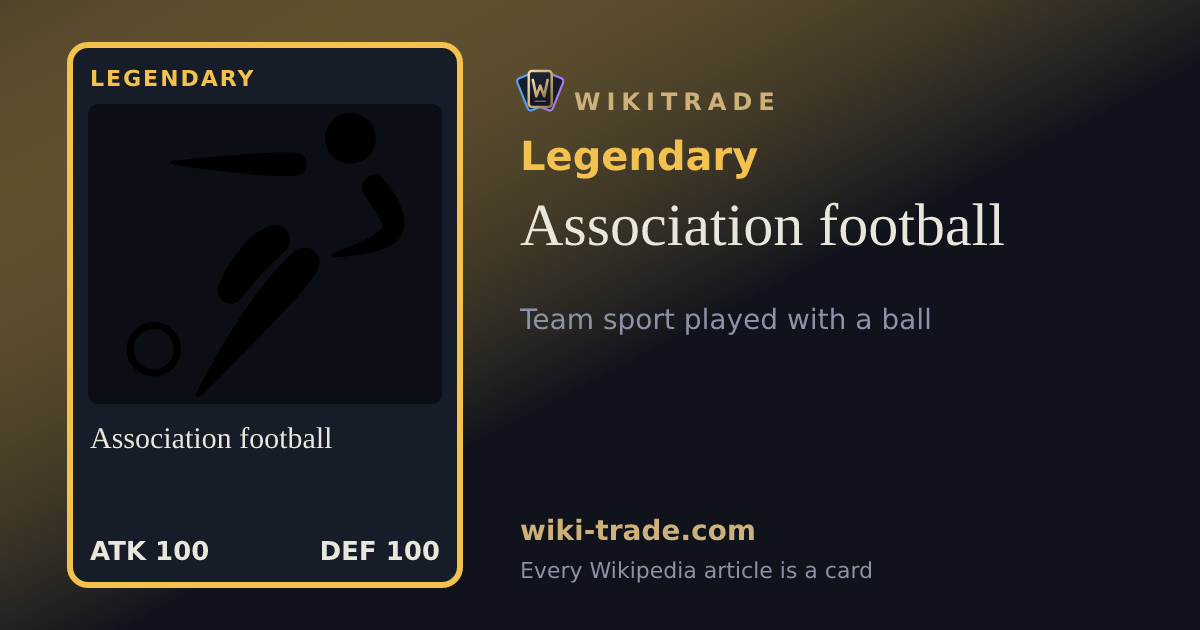 Association football — Legendary card