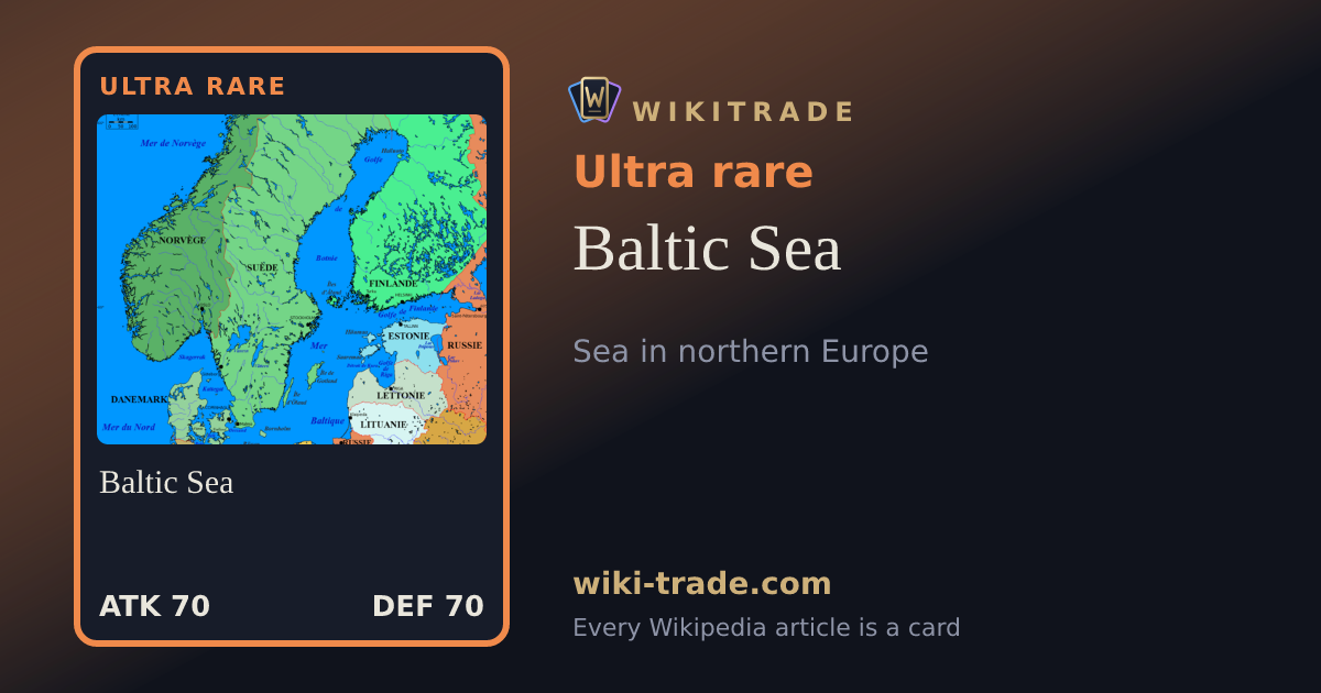 Baltic Sea — Ultra rare card