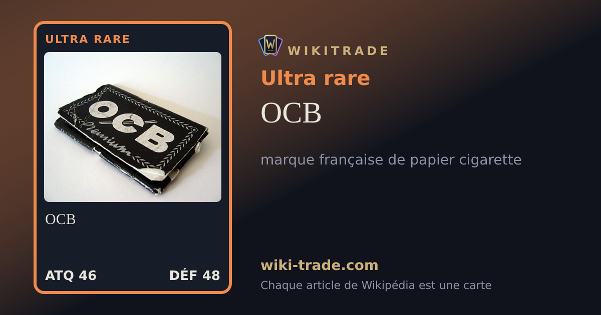 OCB — carte Ultra rare