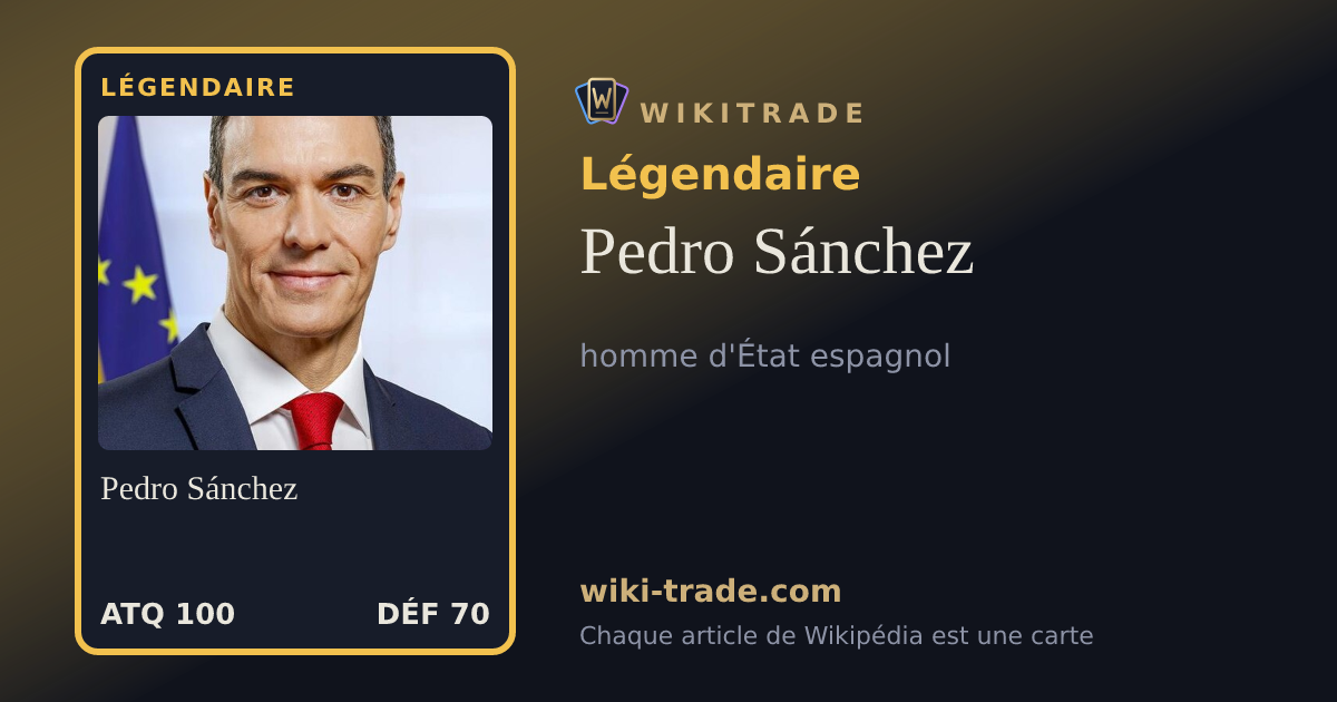 Pedro Sánchez — carte Légendaire