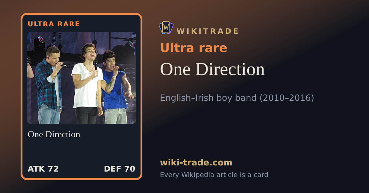 One Direction — Ultra rare card