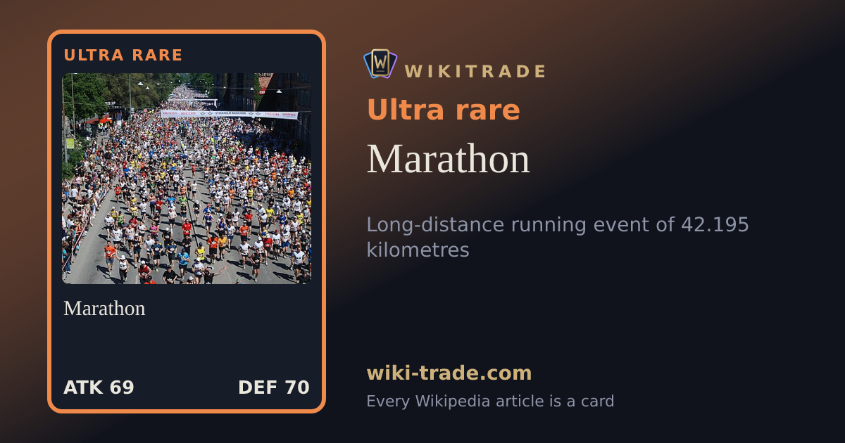 Marathon — Ultra rare card
