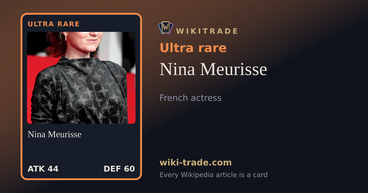 Nina Meurisse — Ultra rare card